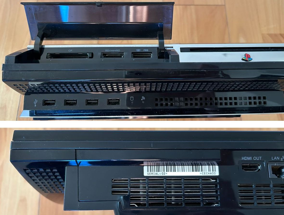 動作品 この1台でPS1,2,3ソフト(ナルト NARUTO)遊べるセット PS3初期型(60GB→500GBへ交換済)+コントローラ2個,HDMIケーブル CECHA00 動作品 この1台でPS1,2,3ソフト(ナルト NARUTO)遊べるセット PS3初期型(60GB→500GBへ交換済)+コントローラ2個,HDMIケーブル CECHA00
