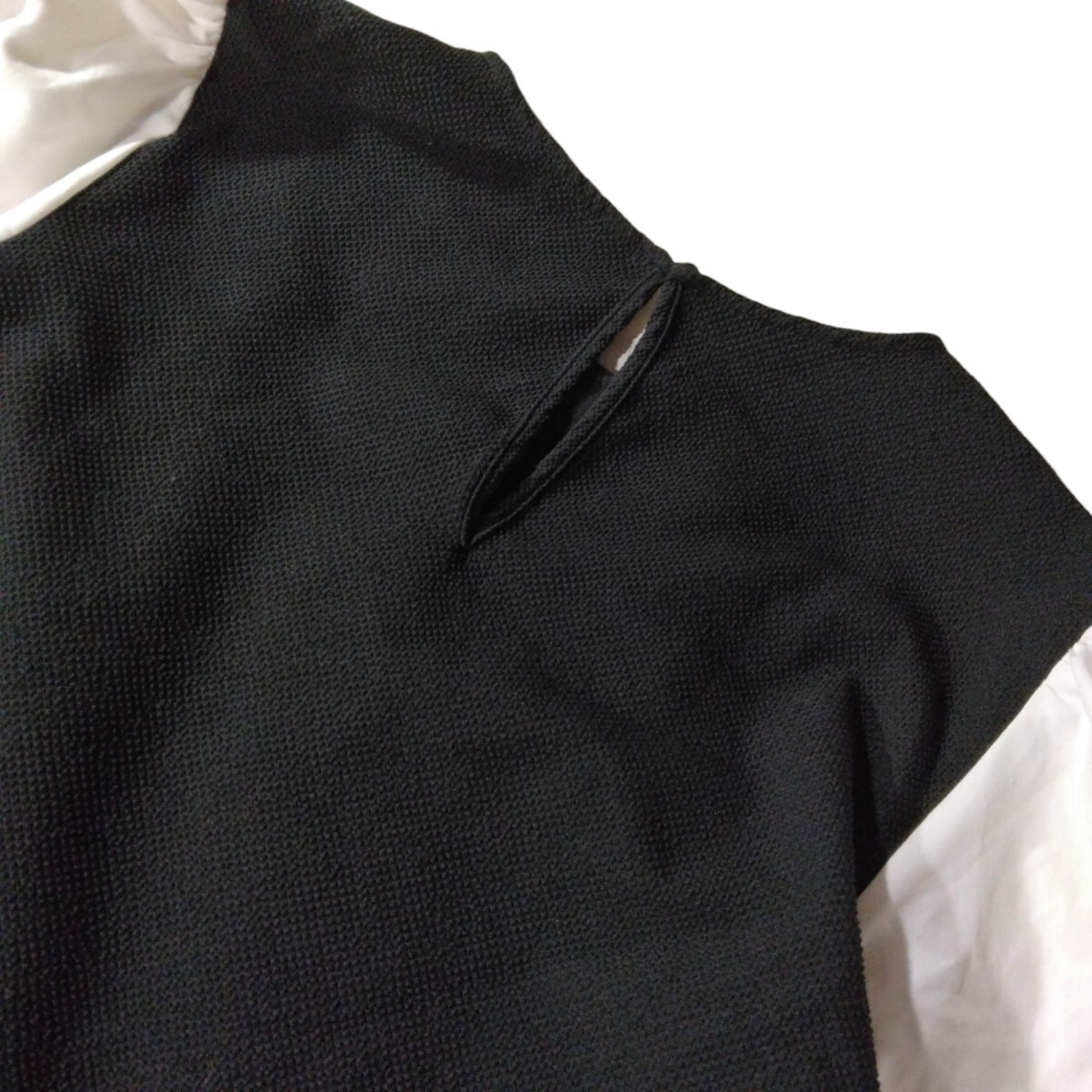 47 【ZARA】 ザラ ドッキング トップス シャツ ブラウス XS 黒 47 【ZARA】 ザラ ドッキング トップス シャツ ブラウス XS 黒