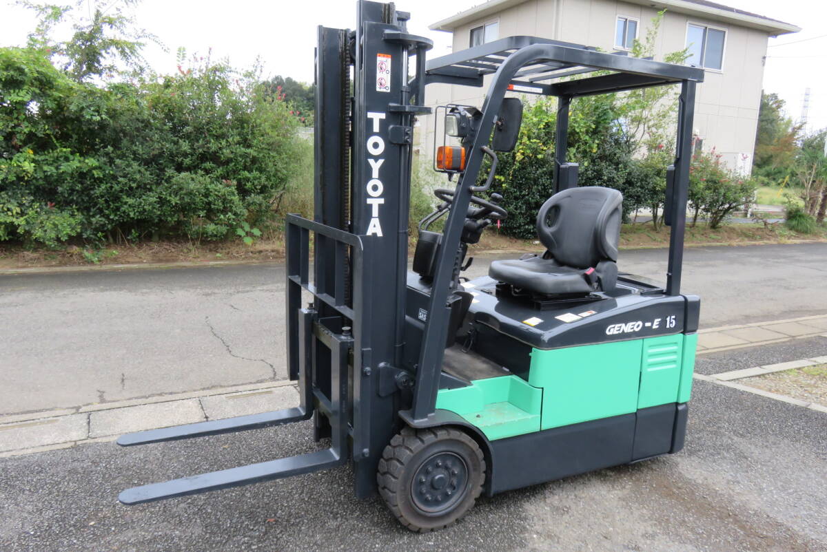 * prompt decision *TOYOTA 7FBL15* Toyota *1.5t* Saitama prefecture * Battery Forklift * test drive welcome * receipt possible * shipping possible * trade in possible *