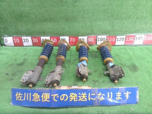 スバル インプレッサ WRXNA GD9 メーカー不明 車高調 1台分 4本 減衰力ダイヤル付 固着・抜け未確認 ジャンク 錆び有り