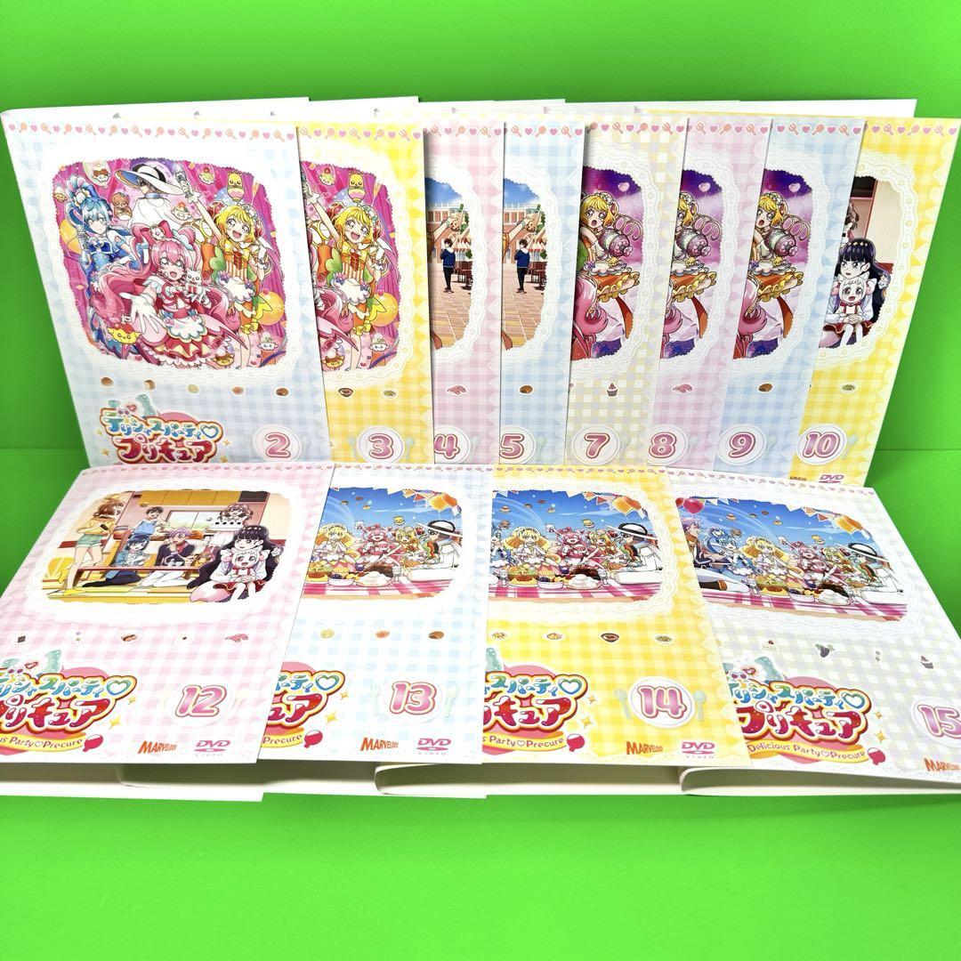 ケース付 デリシャスパーティ プリキュア DVD 全15巻 全巻セット ケース付 デリシャスパーティ プリキュア DVD 全15巻 全巻セット