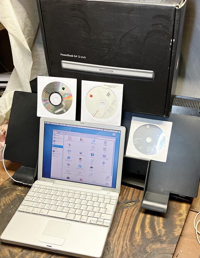 PowerBook G4 12インチ 付属品有り 箱有り(☆Apple PowerBook PowerBook G4 12インチ 付属品有り 箱有り(☆Apple PowerBook