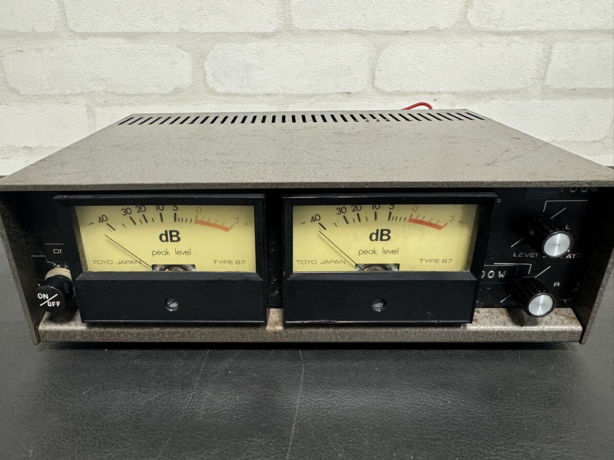 【通電確認済み】PEAK LEVELピークレベルメーター TOKYO JAPAN TYPE67