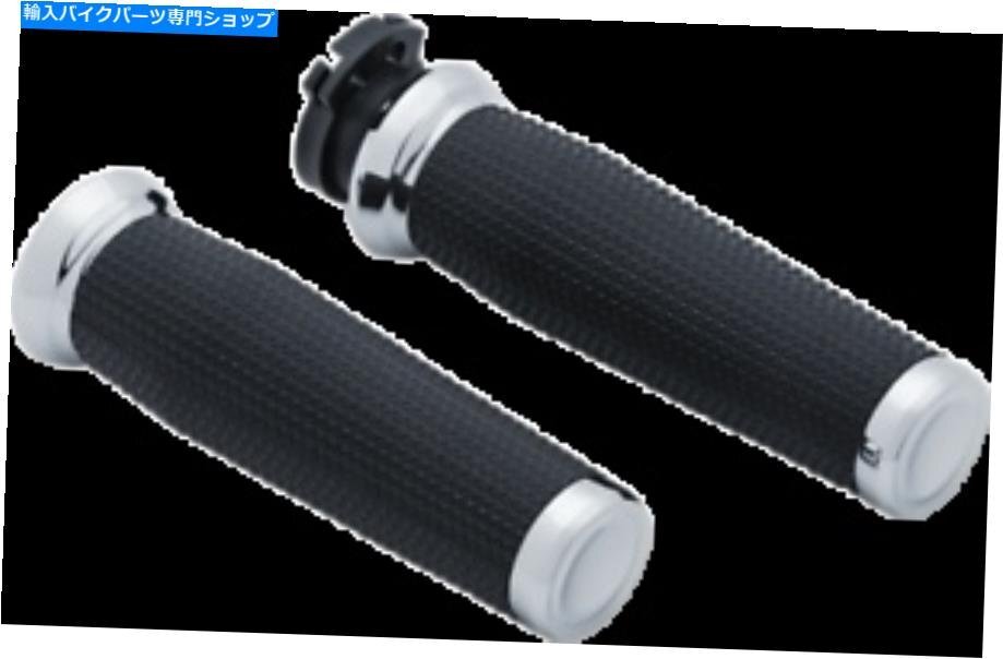 街頭のためのクライャコン5946スラッシャーグリップKuryakyn 5946 Thresher Grips for Street