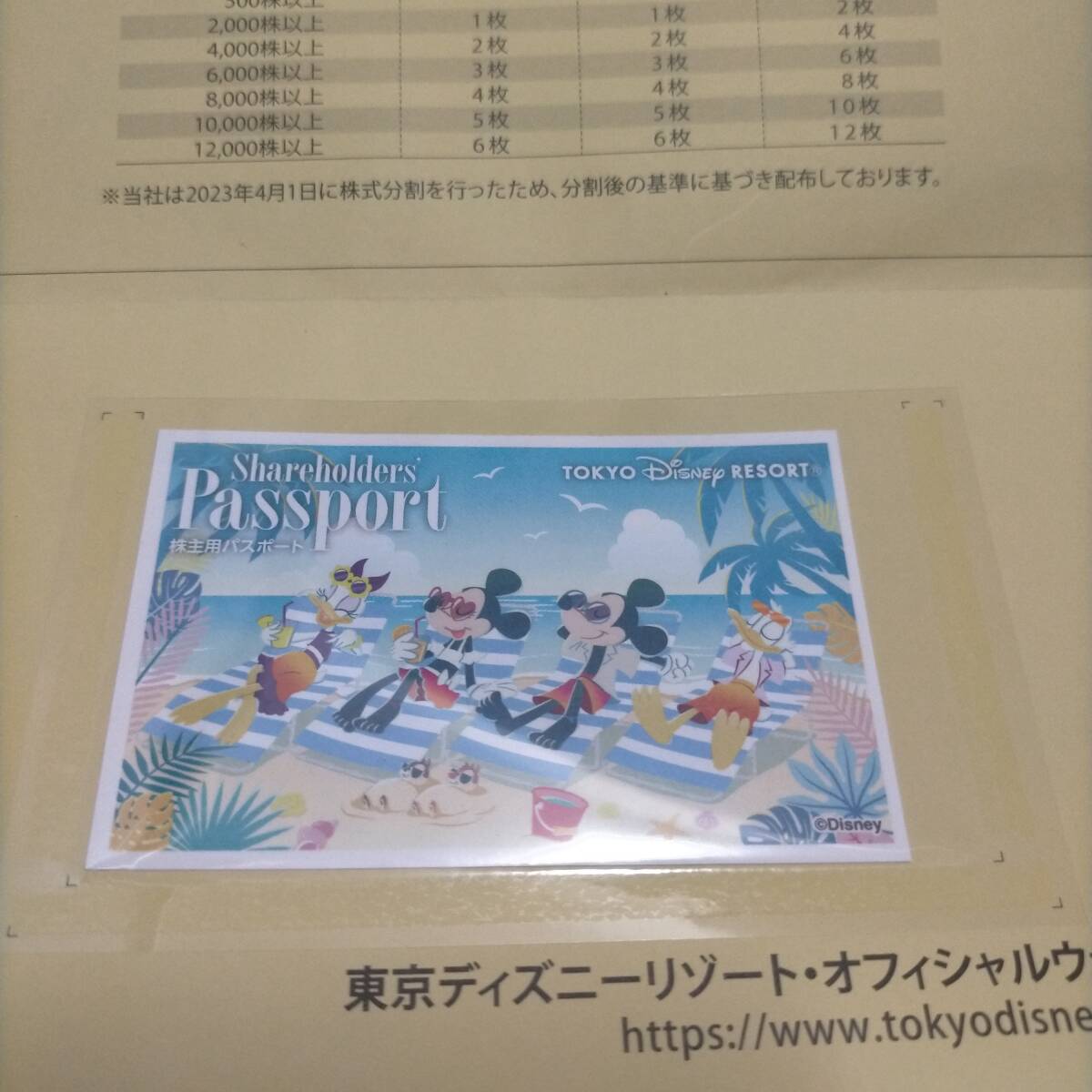 ディズニー 優待チケット