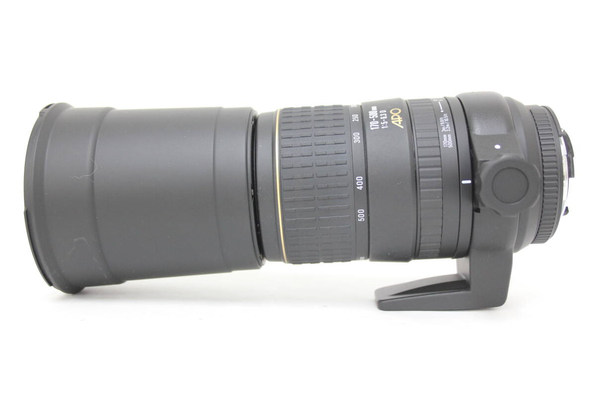 [ returned goods guarantee ] Sigma Sigma APO 170-500mm F5-6.3 D hood case rom and rear (before and after) cap attaching Nikon mount lens v7920