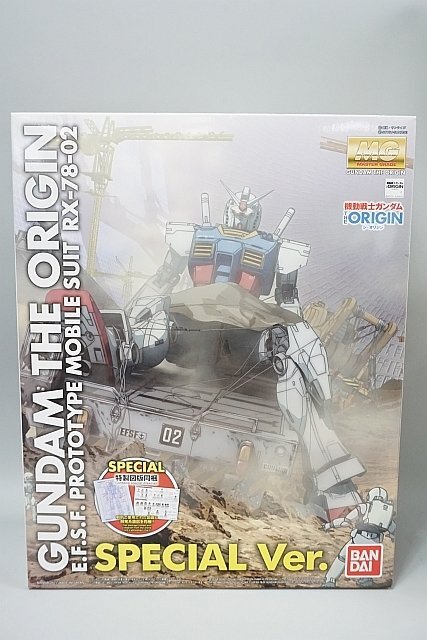 ★ BANDAI バンダイ 1/100 MG 機動戦士ガンダム ジ・オリジン RX-78-02 ガンダム(GUNDAM THE ORIGIN版)スペシャルVer.プラモデル