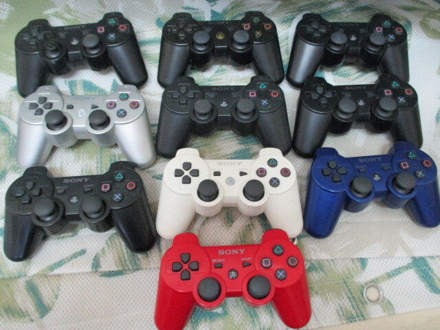 SONY PS3 ゲームコントローラー DUALSHOCK3/SIXAXIS 8個 SIXAXIS 2個 合計10個 まとめセット ソニー デュアルショック3 ジャンク
