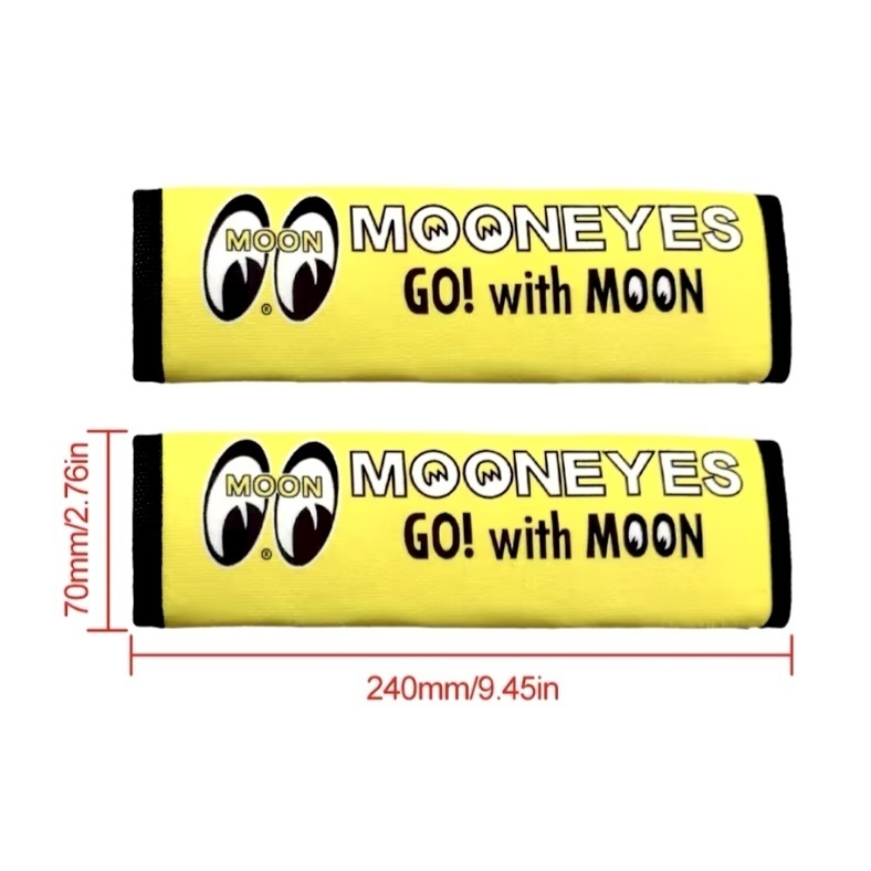送料無料 2個セット MOONEYES シートベルトカバー ムーンアイズ 送料無料 2個セット MOONEYES シートベルトカバー ムーンアイズ