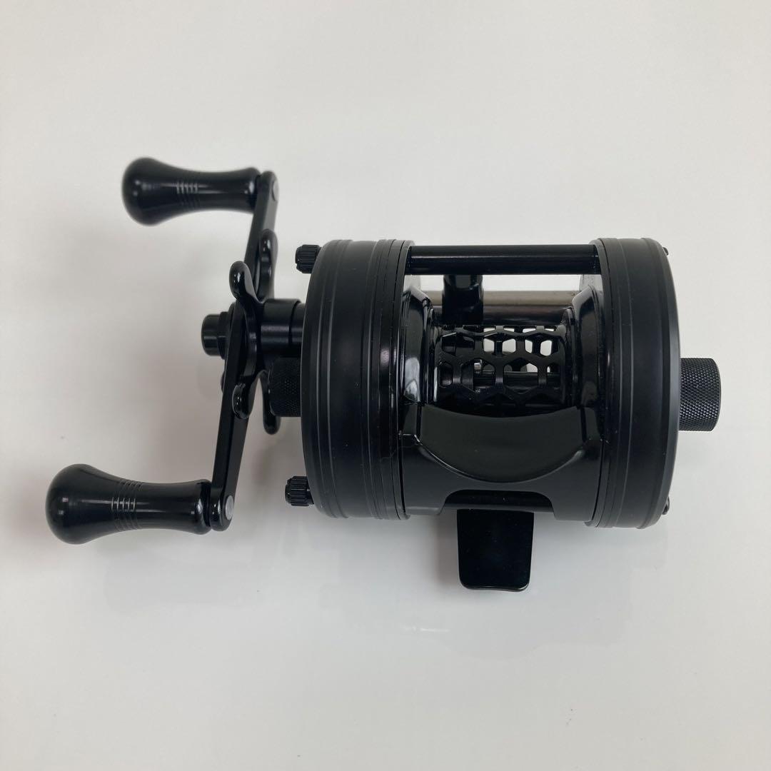 新品】渓流ベイトリール 丸型リール トラウト用 ブラック 黒 新品】渓流ベイトリール 丸型リール トラウト用 ブラック 黒