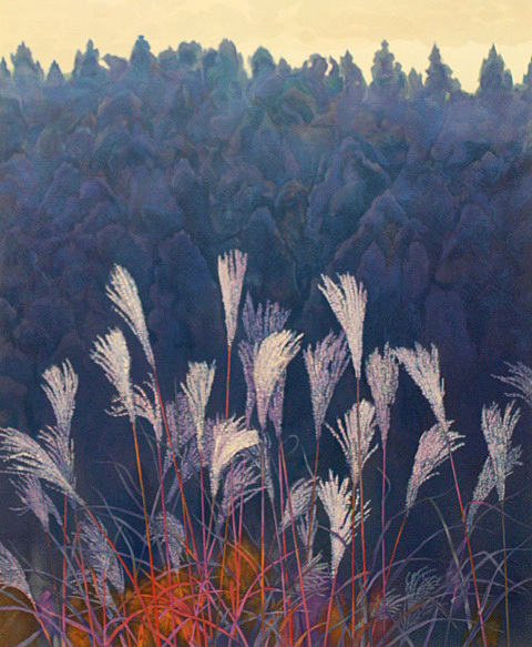 ■東山魁夷 【秋思】 大丸取扱い オリジナル リトグラフ 印章有り エディション有り 発行証有り 奥付有り