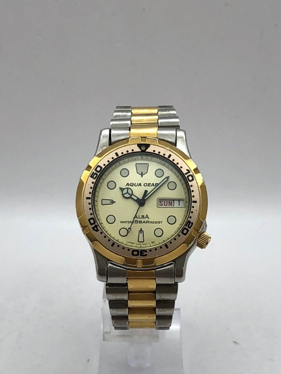 SEIKO ALBA◇セイコー アルバ アクアギア ダイバーウォッチ Y621 SEIKO ALBA◇セイコー アルバ アクアギア ダイバーウォッチ Y621