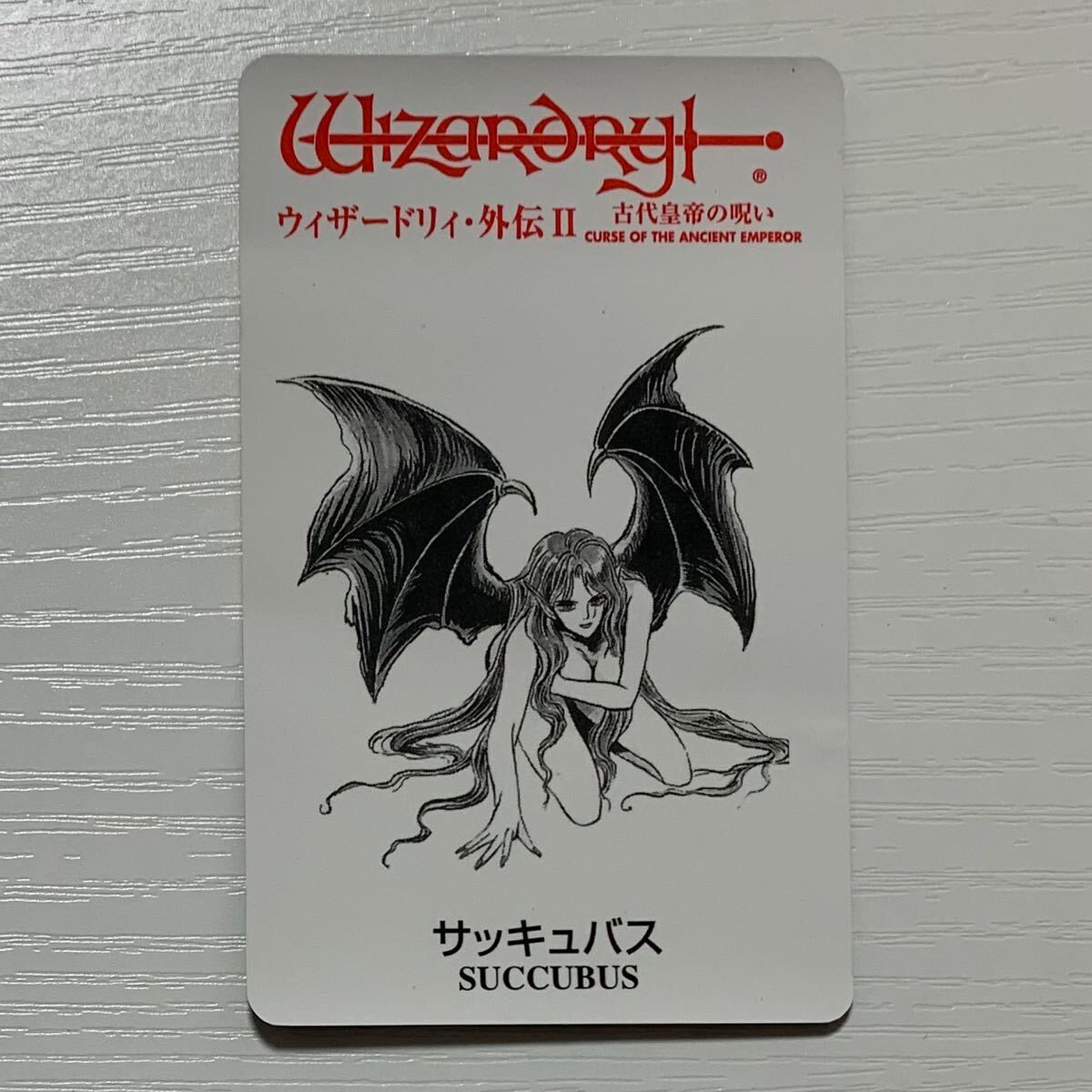 匿名送料無料 Wizardry モンスターカード サッキュバス 匿名送料無料 Wizardry モンスターカード サッキュバス