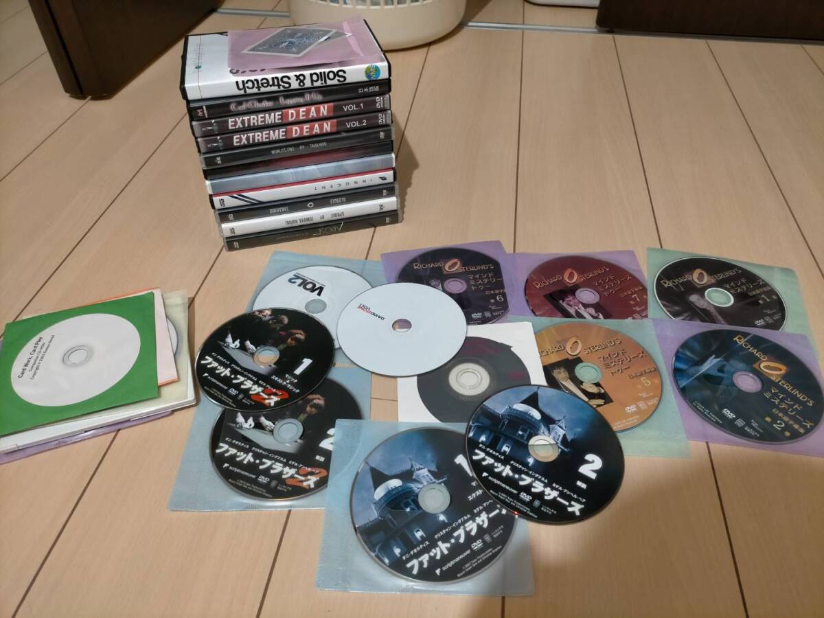 マジック 手品 DVDセット マインドミステリーズ、ファットブラザーズ1，2 日本語字幕など
