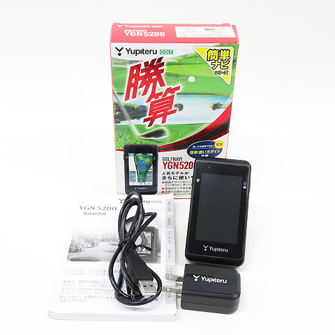 YUPITERU ユピテル YGN5200 GOLFNAVI GPSゴルフナビ ブラック系 53(W)×98(H)×17(D)mm 突起部含まず [240001705467] ゴルフ