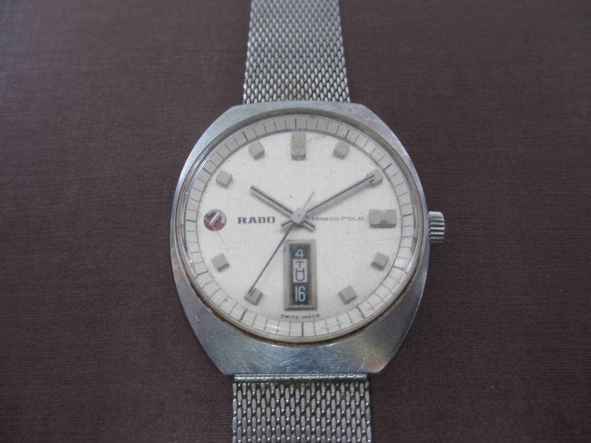 は*か様 レア文字盤 RADO ラドー MARCO POLO マルコポーロ自動巻 RADO/ラドー/MARCO POLO AUTOMATIC REF.11838/マルコポーロ 自動