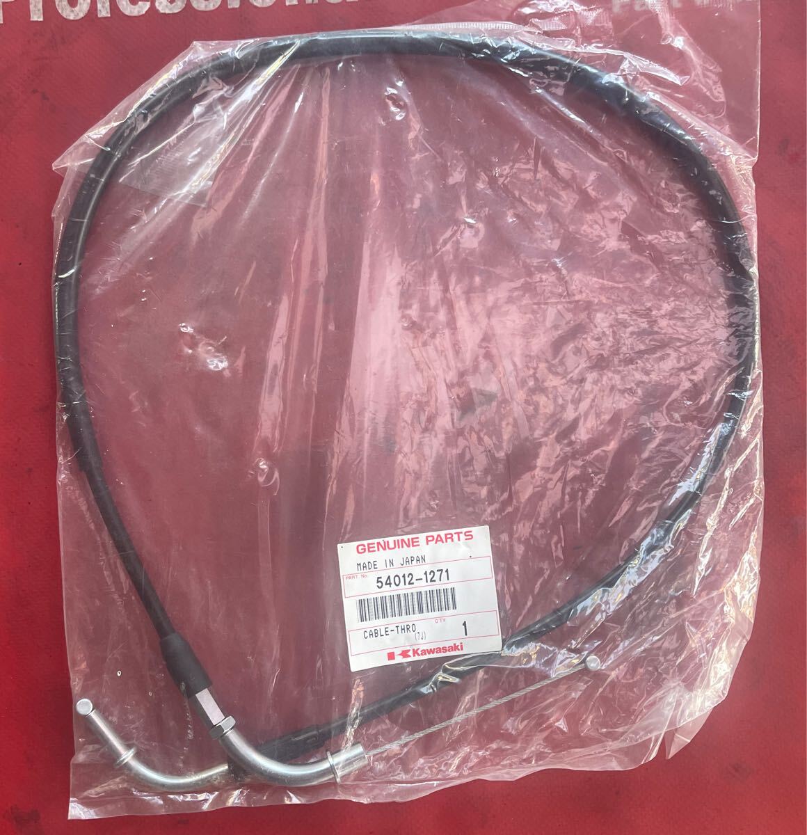 KAWASAKI エリミネーター 750 900  スロットルケーブル カワサキ Z1000 Z750 アクセルワイヤー 在庫有 即納 純正 新品