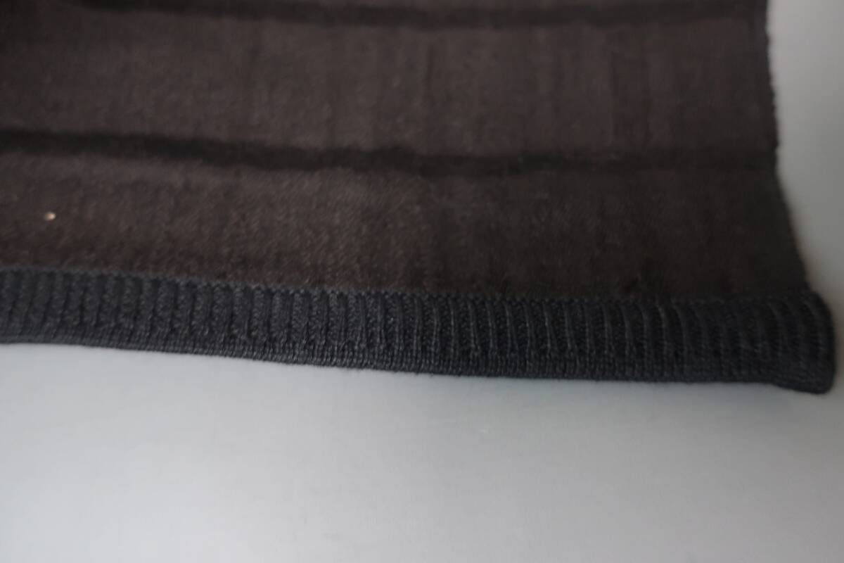 新品　ICB　ＵＶケア　シルク・ウール混　ストール　21C62017　ブラック_画像5