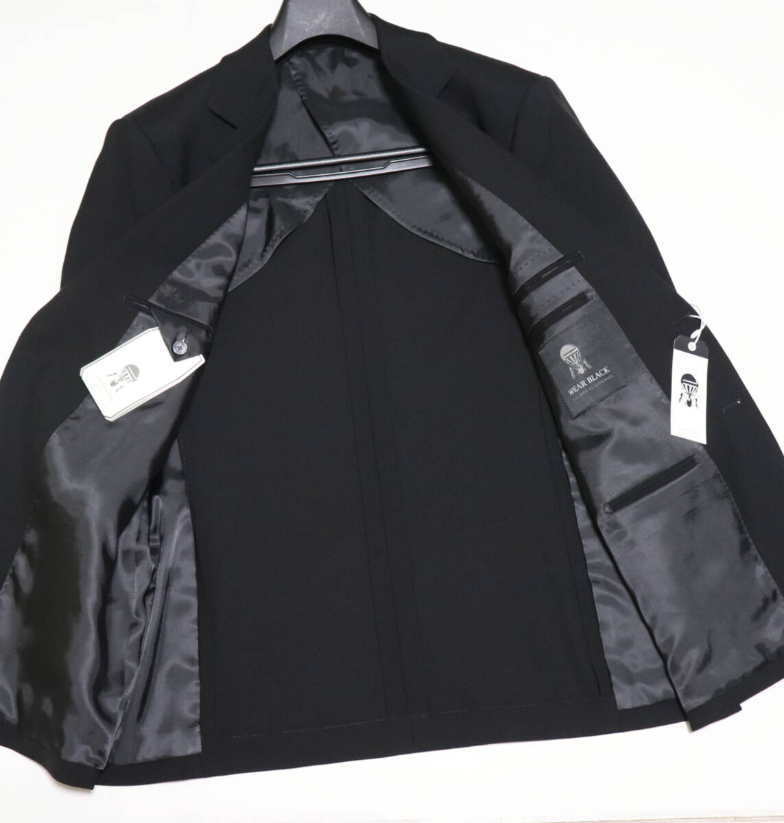 75 900円新品タグ付き【gotairiku 五大陸】WEAR BLACK 毛100 75 900円新品タグ付き【gotairiku 五大陸】WEAR BLACK 毛100
