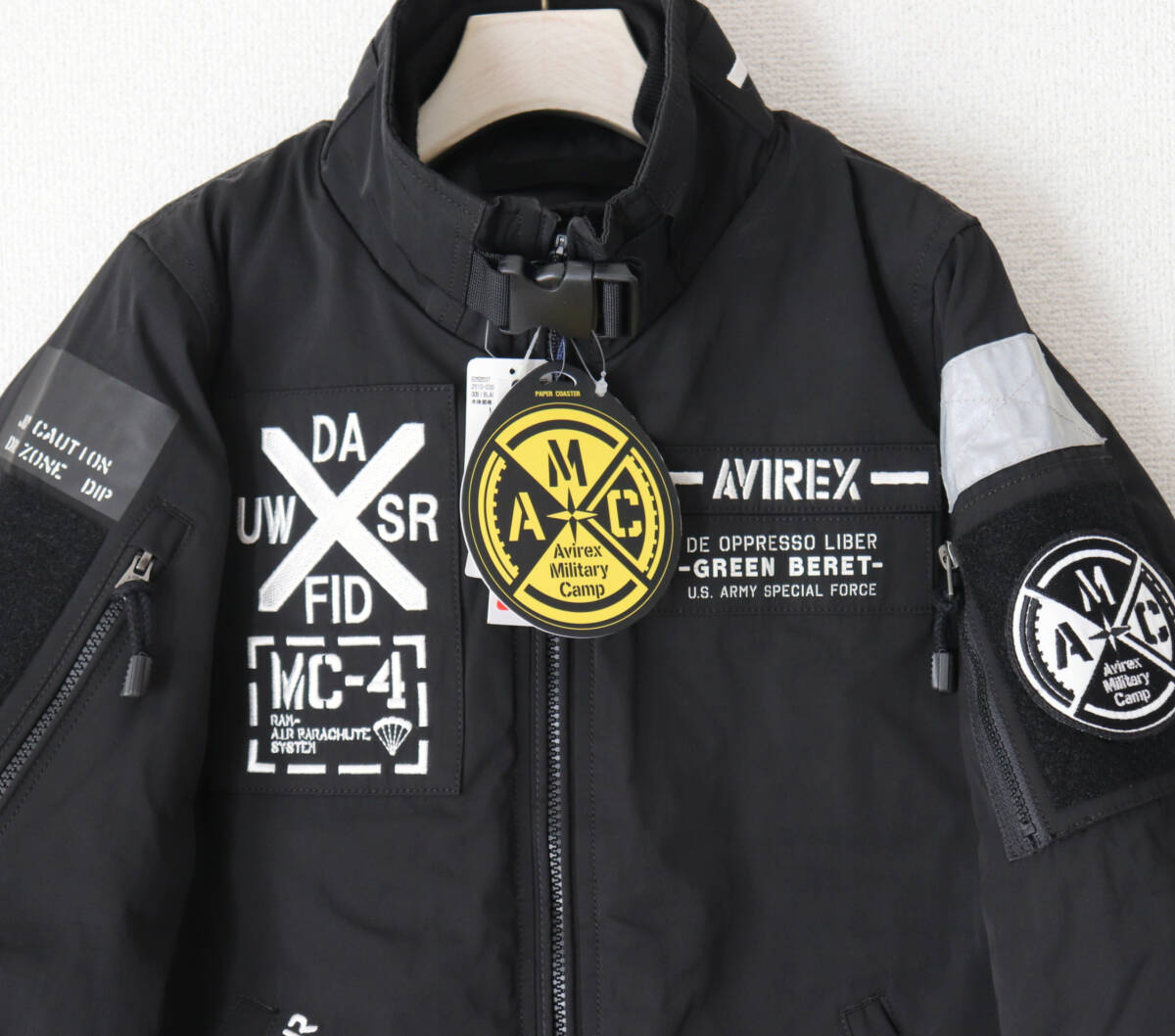 28 380円新品訳タグ付き【AVIREX アヴィレックス】MA-1 MOD HALO 28 380円新品訳タグ付き【AVIREX アヴィレックス】MA-1 MOD HALO