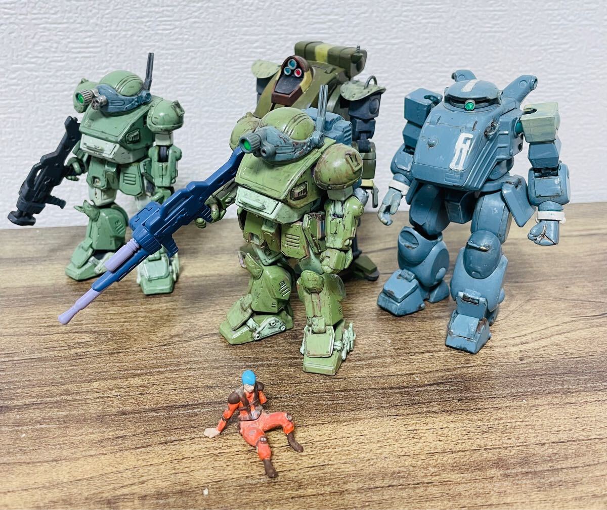 装甲騎兵ボトムズ　アクティックギア　サンライズ　ロボットミュージアム　ジャンク　キリコ　 スコープドッグ　スタンディングタートル　