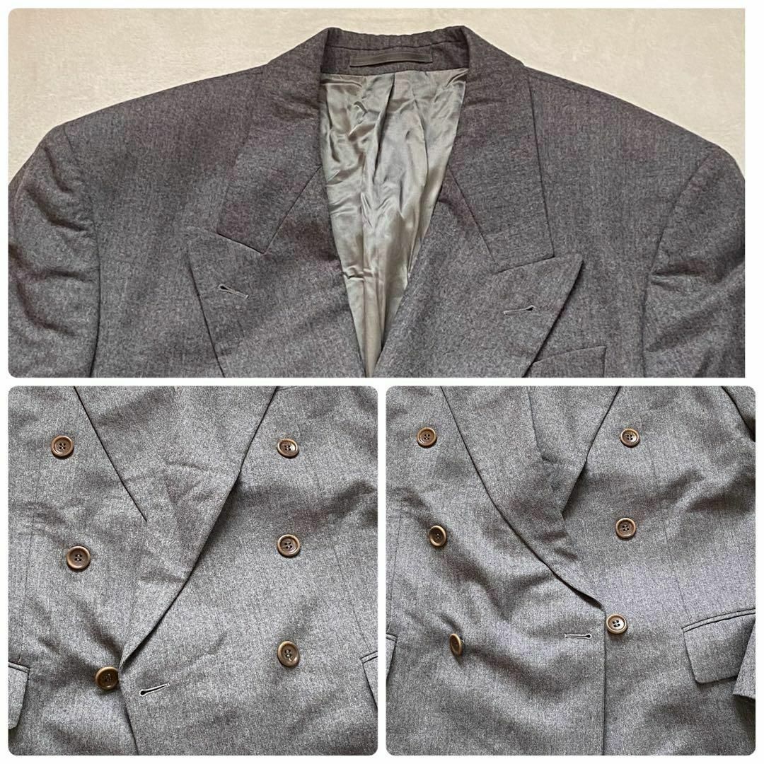 A46 美品 HUGO BOSS ヒューゴボス スーツセット グレー 灰色 54 A46 美品 HUGO BOSS ヒューゴボス スーツセット グレー 灰色 54