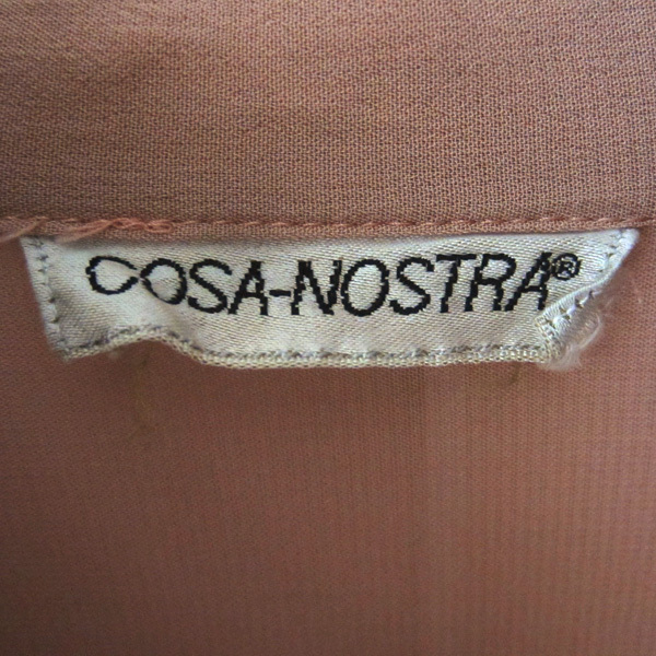 美品 COSA-NOSTRA/コーザノストラ★ エスニック 美しい刺繍の薄手ワンピース_画像7