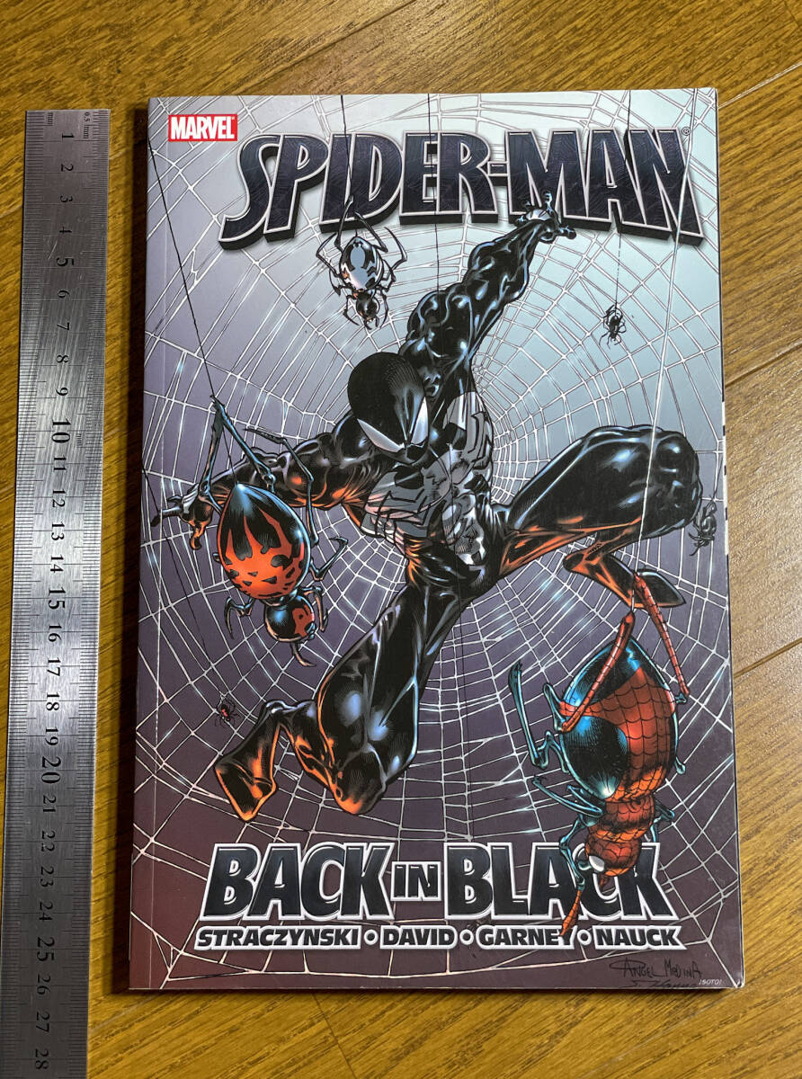 MARVEL SPIDER-MAN BACK IN BLACK Человек-паук большой бумага задний American Comics