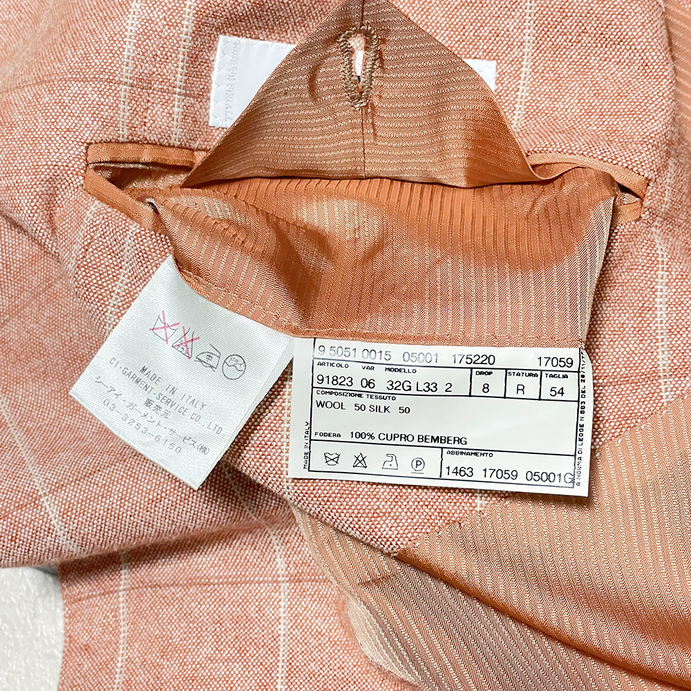 定価20万円 イタリア製 パルジレリ【PAL ZILERI】伊COLOMBO生地 定価20万円 イタリア製 パルジレリ【PAL ZILERI】伊COLOMBO生地