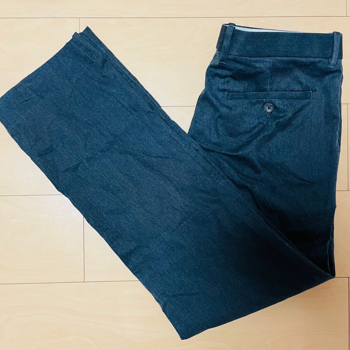 Gap KHAKIS ギャップ　 スラックス　 パンツ　 グレー　古着　メンズ　86/76