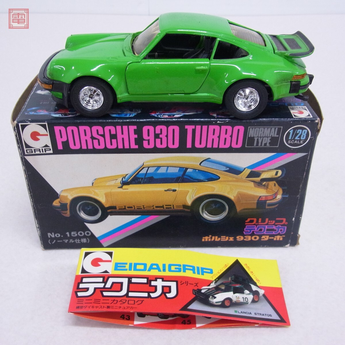 ポルシェ 930 ターボ 永大グリップ ミニカー Yahoo!オークション - 永大 グリップ 1/28 No.12 ポルシェ 930
