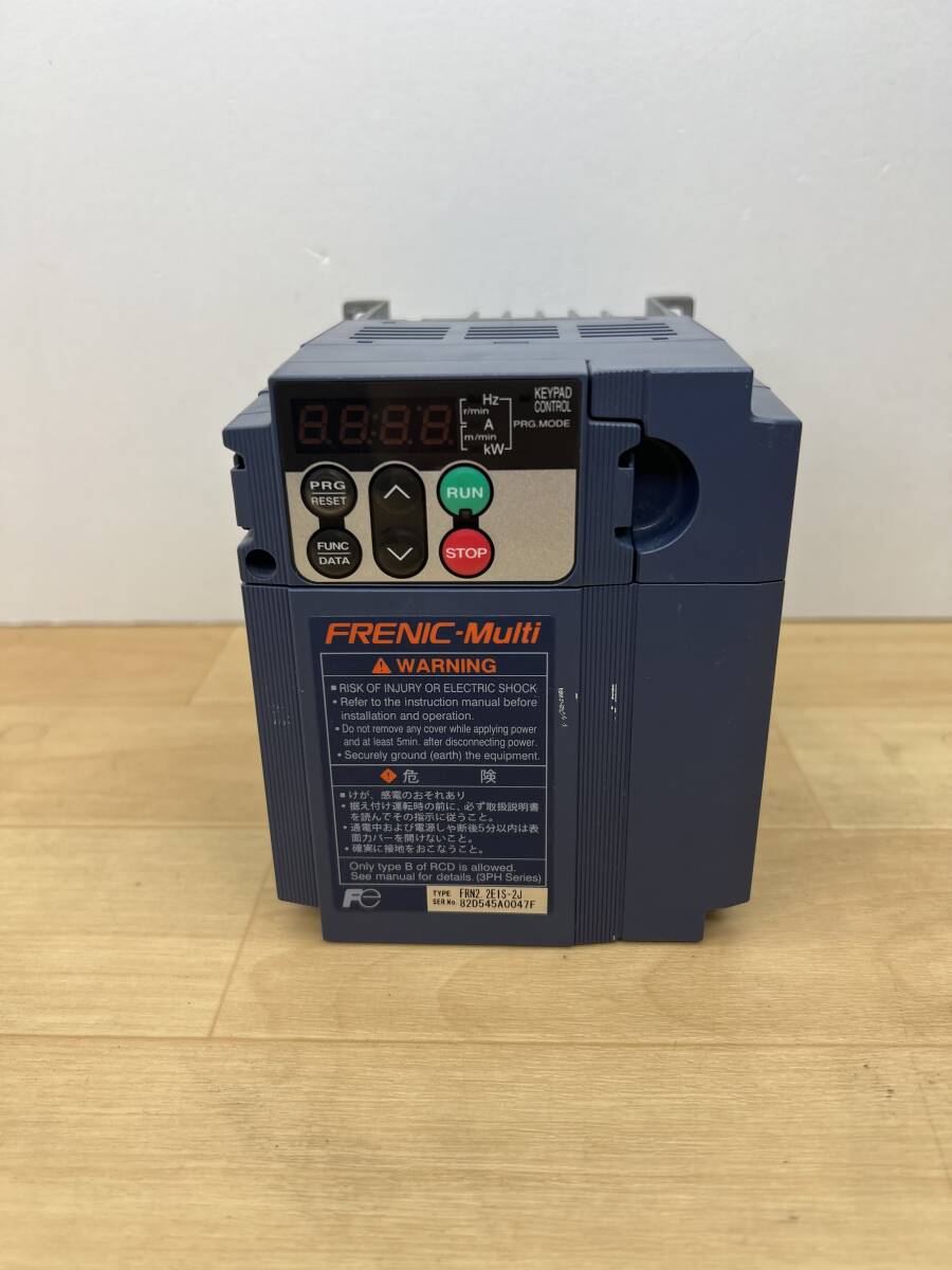 FRN2.2E1S-2J 中古・動作保証 富士電機 インバータ 管理番号:43Y3-35