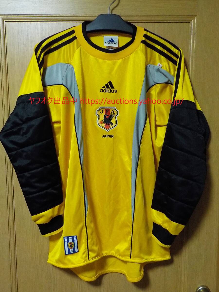 USEDadidas 1999/2000 日本代表 GK 長袖 ユニフォーム Oサイズ USEDadidas 1999/2000 日本代表 GK 長袖 ユニフォーム Oサイズ