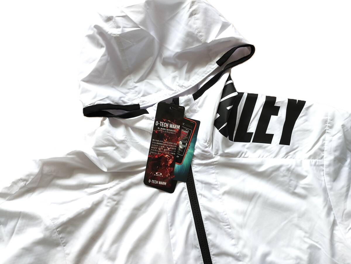 241004 新品　OAKLY　オークリー　シンプル　ジップアップ　SOLOTEX　白　L　ユニセックス_画像4