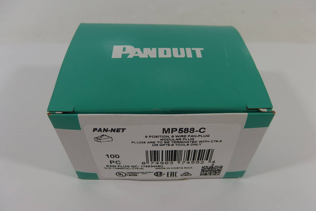 ◆未使用品 PANDUIT パンドウイット モジュラープラグ カテゴリー5e MP588-C 100個入り