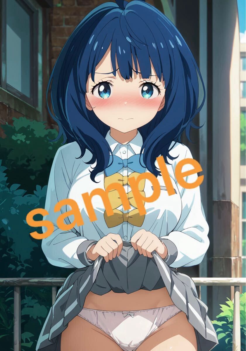 A4サイズ ポスター 負けヒロインが多すぎる 八奈見杏菜 高精細 イラスト 同人ポスター ブロマイド