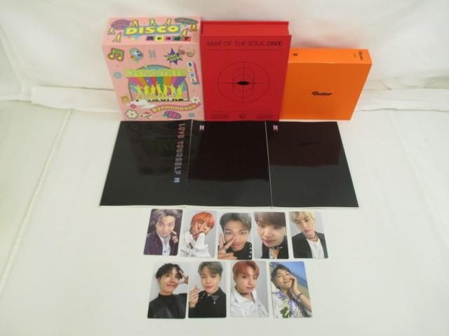 【同梱可】中古品 韓流 防弾少年団 BTS Dynamite マルチOS DVDライター MAP OF THE SOUL 等 トレカ 9枚 含む グッズ