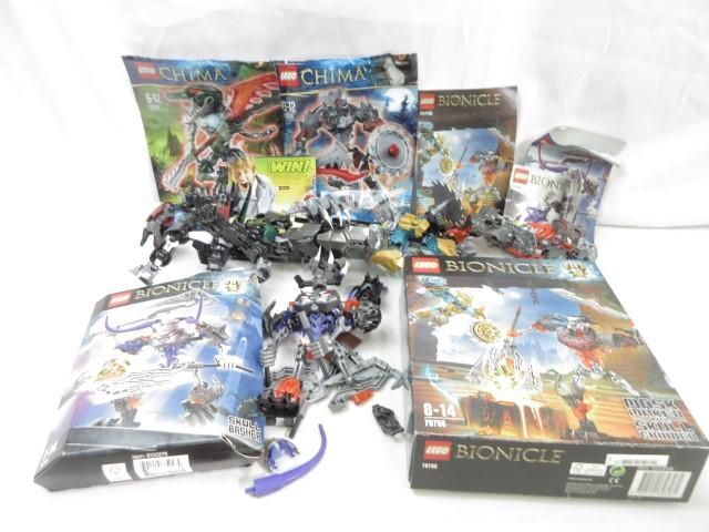 【同梱可】中古品 ホビー LEGO レゴ バイオニクル チーマ 70795 70793 70203 70204 等 4点 グッズセット