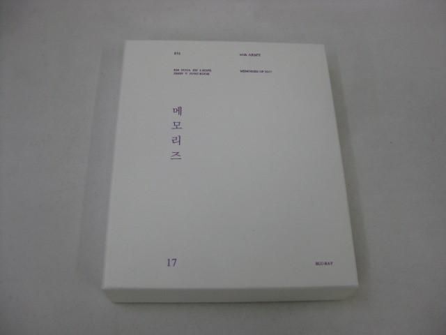 【同梱可】中古品 韓流 防弾少年団 BTS Blu-ray MEMORIES OF 2017 トレカ無し