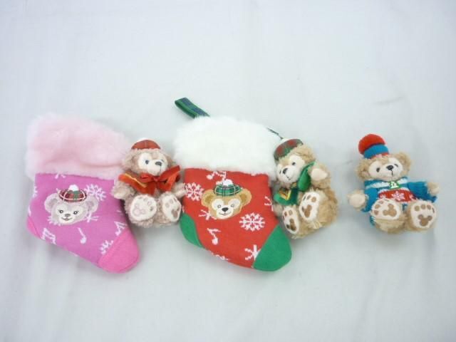 【同梱可】中古品 ディズニー ダッフィー シェリーメイ クリスマス のみ ぬいぐるみストラップ クリスマス 等 グッズ