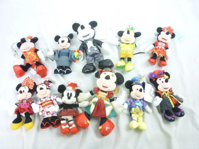 【同梱可】中古品 ディズニー ミッキー ミニー ぬいぐるみバッジ SUMMER FESTIVAL 等 グッズセット