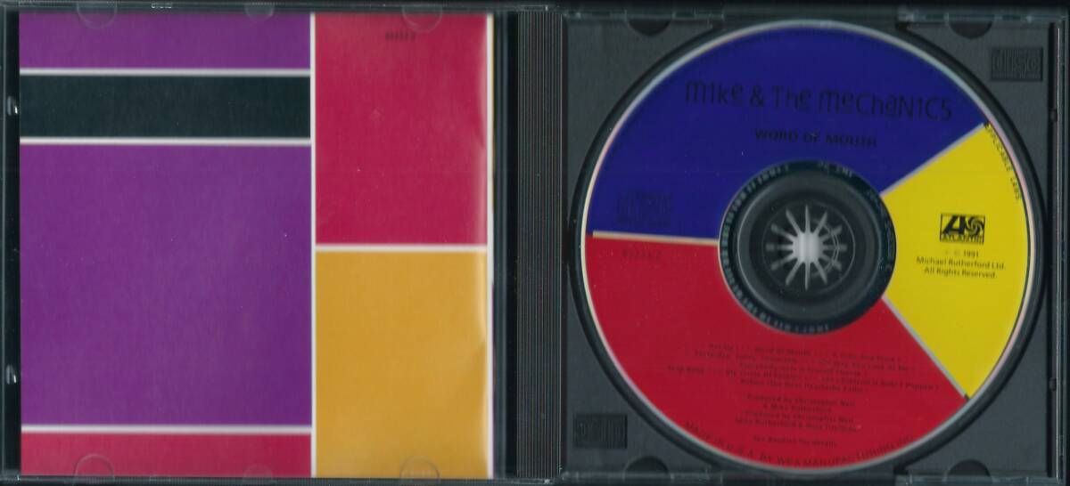 MIKE & THE MECHANICS / Word Of Mouth 7 82233-2 USA запись CD Mike & The * механизм niksPAUL YOUNG PAUL CARRACK 4 листов включение в покупку отправка возможность 