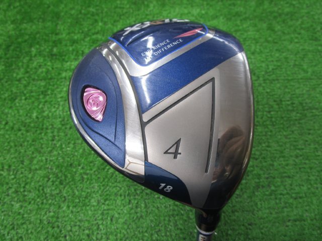 GK古城■ 458 ダンロップ（スリクソン） ゼクシオ2020 Blue★MP1100L ★XXIO★レディース用★L★18度★4番★ヘッドカバー有り★激安★