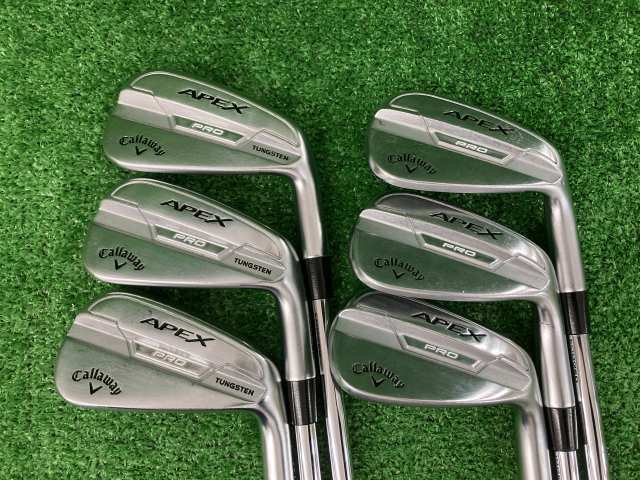 GK春日井■ 587 キャロウェイ APEX PRO 2021★Dynamic Gold 120 VSS 6本セット★S200★26★アイアンセット★人気★激安★お買い得★