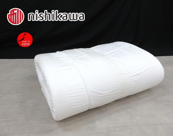 送料300円(税込)■eq331■西川 ひんやりクールシリーズ 敷パッド セミダブル 日本製【シンオク】