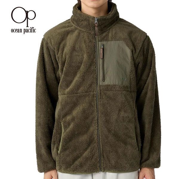 送料300円(税込)■wj987■メンズ オーシャンパシフィック 長袖フリース(533202) M 8800円相当(柊)【シンオク】