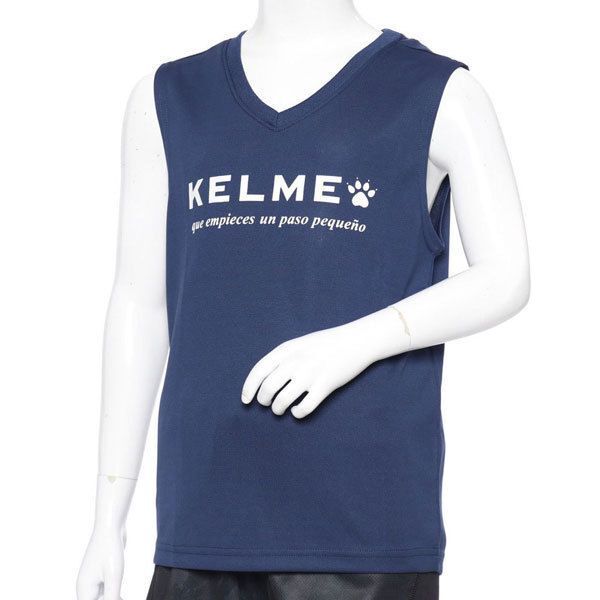 送料185円■sq259■▼KELME ジュニア サッカー ノースリーブインナーシャツ ネイビー 130サイズ【シンオク】【クリックポスト発送】