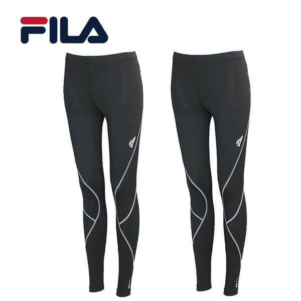 送料185円■ux388■▼レディース FILA インナーロングタイツ(445-407-K) M 2点【シンオク】【クリックポスト発送】