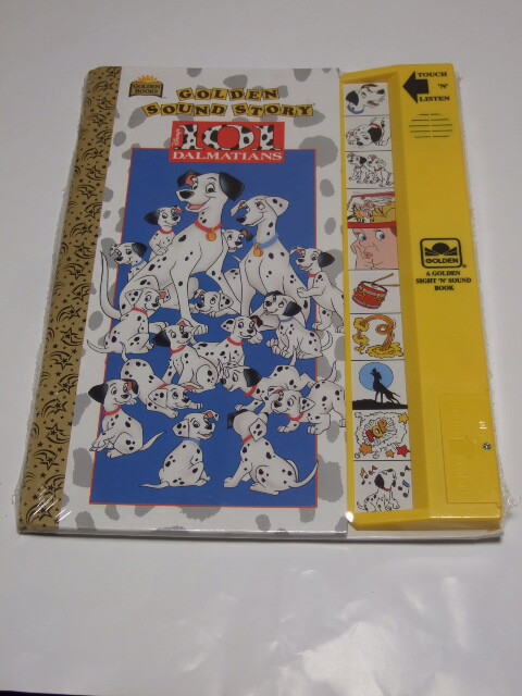 Disney 101 Dalmatians 101匹わんちゃん　サウンド　本　英語 Golden Sound Story Electronic Storybook Talks Plays Music Creates Sounds