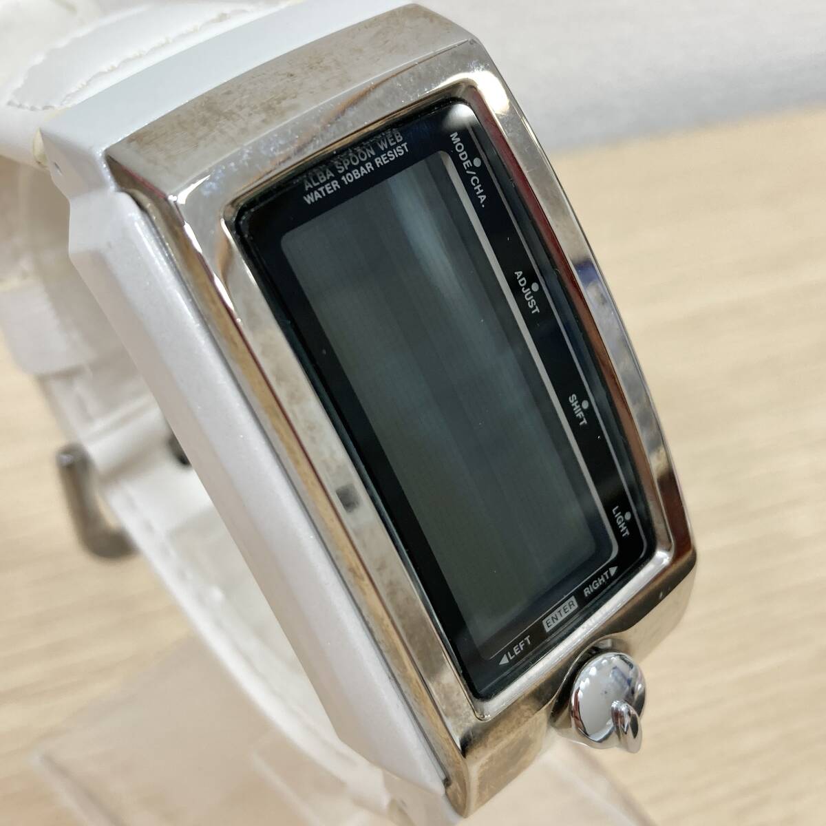 レアモノ SEIKO ALBA SPOON WEB W440-4000 電池交換済み